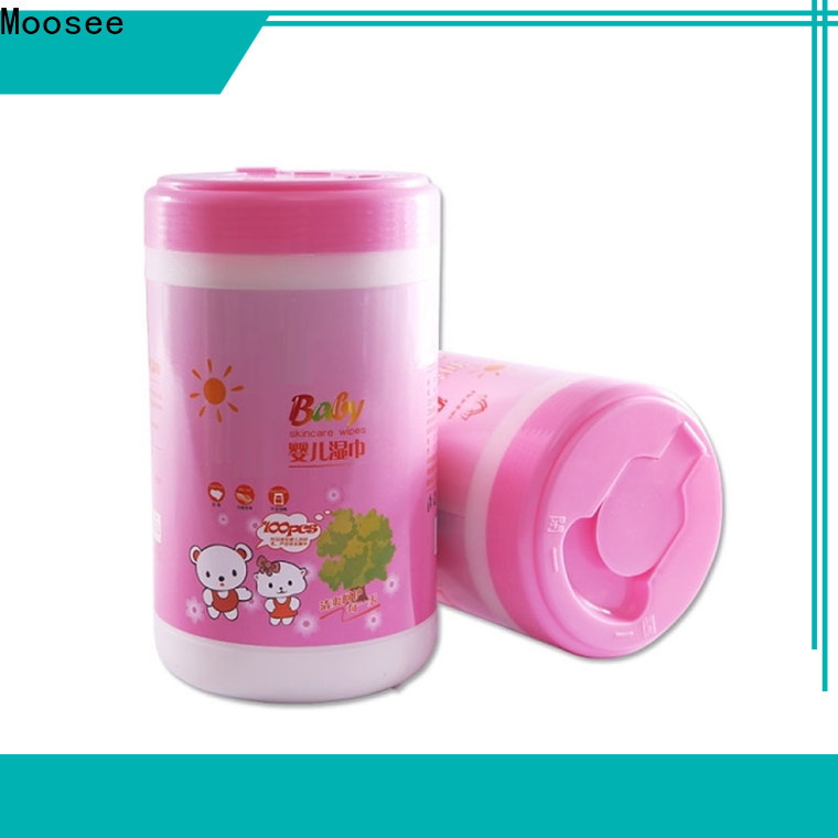 Moosee soft cotton wet wipes company for baby
