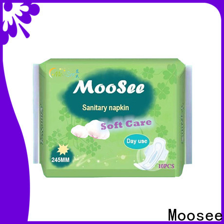 Moosee oem sanitary napkin pad company for lady